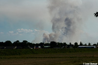 Grote brand in het Veluwse gebied.