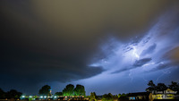 LP supercel boven Emmeloord op 20-08-2020