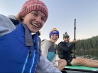 Clara Swanson, Ava Diedrich, and Nate Heron
