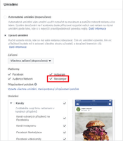 Návod jak zrušit reklamu v Messengeru