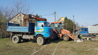 Csarnok alap kiszedése