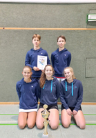 Das siegreiche Ohlsdorfer Jugend-Team: hinten Lorenz und Jonas Windauer, vorne v.li. Hanna Gillesberger, Sarah Dlapka, Kira Dlapka!
