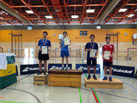 Burschen Einzel A: Sieger Alexander Puschl (Sportunion Ohlsdorf), 2. Mike Sun (Union Neuhofen), 3. Moritz Auberger (Askö Traun), 4. Raphael Weilig (Askö Enns)