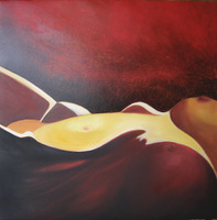 Ősz olaj, vászon 70 x 70 cm