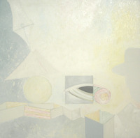Bejegyzések Jozef K. naplójába 5. olaj, vászon 110 x 110 cm