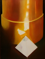 Lírai geometria, olaj, vászon 80 x 60 cm