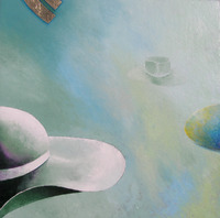Allegoria olaj, vászon 70 x 70 cm