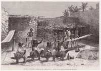 Baumwollmanufaktur in Mogadischu, Somalia