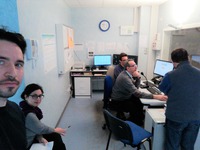 il team a Sciacca durante la ricerca