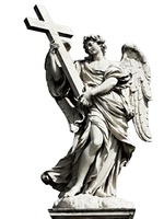 Ercole Ferrata, Angelo con la croce (1660)