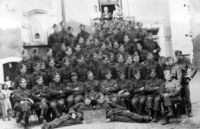Het 1e peloton van de 4e compagnie, 52e Infanterie (Nébian, juli 1940) - Le 1e peloton de la 4e compagnie, 52e Infanterie (Nébian, juillet 1940)((© coll. J. Bourgeois)