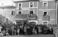 Nébian, Hérault. 21 Juli 1940. 'Café de l'Union' (© coll. J. Bourgeois)