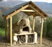 Esempio di tettoia
