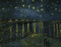 Noche estrellada sobre el Ródamo. Vincent Van Gogh