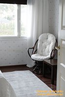 Vanhempien makuuhuone stailattuna