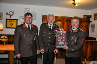 v.l.n.r.: OBI Josef Grasl, HV a.D. Chronist Richard Penz, HBI Alois Wieser