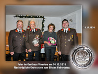 v.l.n.r.: HBI Alois Wieser, HFM Max Strickner mit Gattin, OBI Josef Grasl;