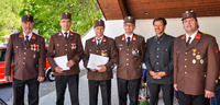 vlnr.: HBI Alois Wieser, HLM Josef Vötter, HLM Josef Strickner, BGM HLM Karl Mühlsteiger, LA Mag. Florian Riedl, OBI Josef Grasl