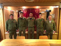 v.l.n.r.: OBI Josef Grasl, LM Christian Vötter, HFM Hannes Klachschmied, OFM Bernd Platter, HBI Alois Wieser;