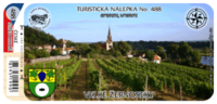 turistická nálepka 15,- Kč