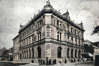 Někdejší hotel Slavia, kde 28. října vznikl Okresní národní výbor.