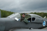 Proud pilot of Finnish AF Valmet L-90TP Redigo