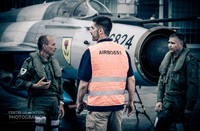 Perttu and Romanian MiG-21 Lancer pilots in Tour de Sky Airshow, Kuopio Rissala airport 2016