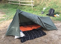 Klein aber fein und nur 1 Kilo schwer: das ultraleichte Trekkingzelt "Santiago" von mapuera