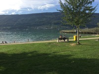 Abendidylle am Campingplatz in Biel