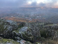 Wolken und aufziehender Nebel unterhalb von Marvão