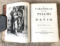 A first edition (1667) of Samuel Woodforde's 'A Paraphrase upon the Psalms of David'
