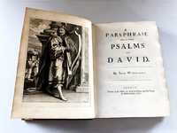 A first edition of Samuel Woodforde's 'A Paraphrase upon the Psalms of David'