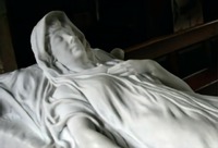 The monument to Amy in Hampsthwaite Parish Church