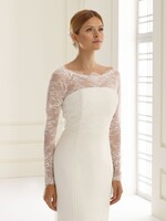 Bolero nro. 4 Bianco Evento - koot L, XL, 2XL ja 3XL, materiaali pitsi, valmistaja rajoittaa hinnan julkista näkyvyyttä eli kysy hinta