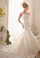 Hääpuku Morilee nro. 108 - koko 34, väri ivory, hinta 1499€