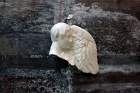 sotto la tua pelle, 2015, marmo statuario di Carrara e piombo, cm265x200cm