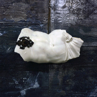 p.g.r. 2007, marmo statuario di Carrara, argento e piombo, cm200x200cm