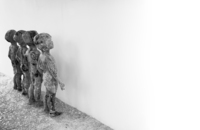diamanti in purezza, 2009, cartapesta e cristallo, dimensioni ambientali