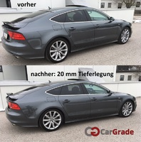 Tieferlegung des Luftfahrwerks dieses Audi A7 4G