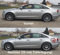 Tieferlegung eines Audi A6 4G