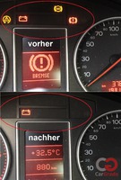 Vorher: diverse Fehlermeldungen, Nachher: fehlerfreies System
