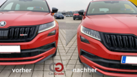 Skoda Kodiaq - Wimpern zum Tagfahrlicht freigeschalten