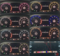 Freischaltung des Farben-Menüs um selbstständig die Farben im Tacho (Virtual Cockpit) sowie Radio umzustellen