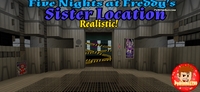 The map is a recreation of the fifth game in the game series, Five Nights at Freddy' Sister Location. the map doesn't have mechanics like the original game, but it has very interesting mechanics, that you can turn on the light and shock the animatronics. for them to get back on stage