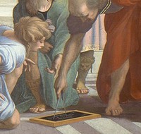 FIG.4, Raphael, The School of Athens,Euclid