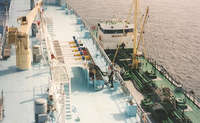 Stensjö during bunker delivery