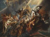 'A Queda de Féton' de Sir Peter Paul Rubens