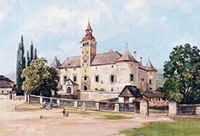 Bytčiansky zámok (dobová maľba)