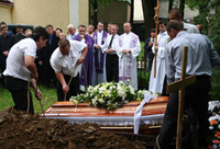 Z pohrebu Matúša Lašuta