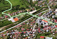 Trasa mestom cez Závodie